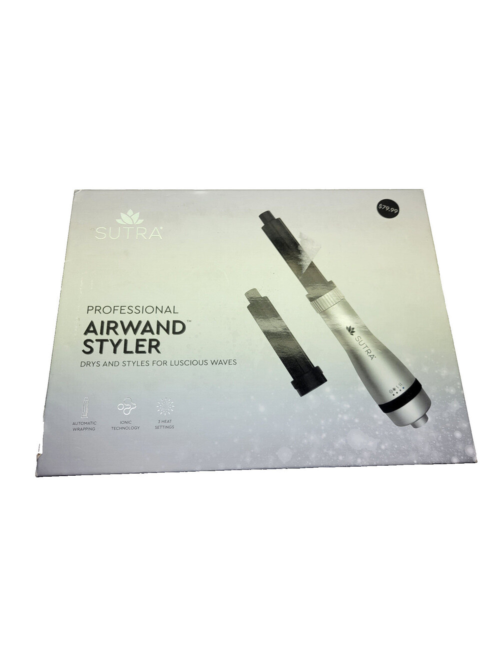 SUTRA Interchangeable Professional Airwand Styler for Luscious Waves *OPEN BOX*